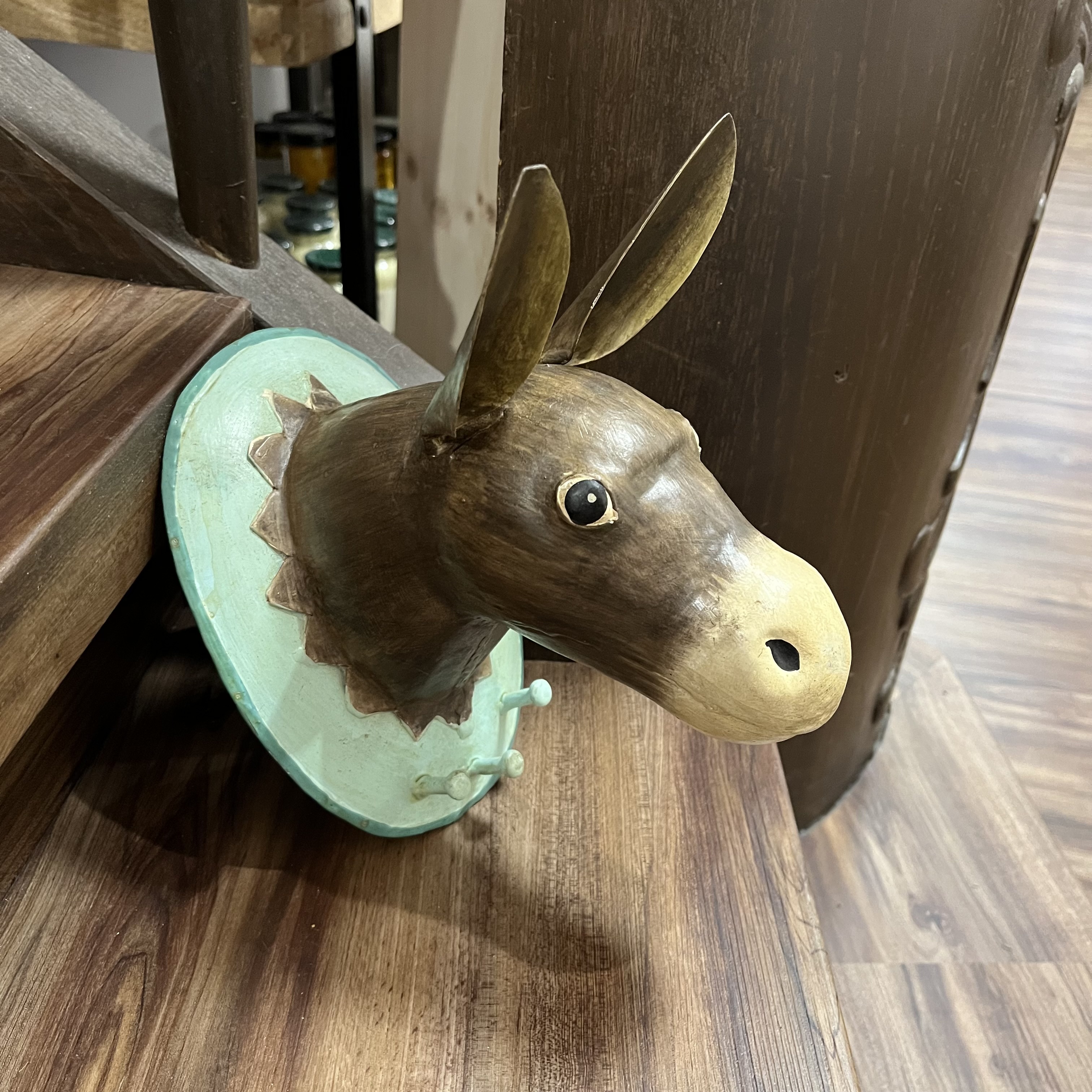 Pape Wandhaken Trophäe Esel blau - Medium