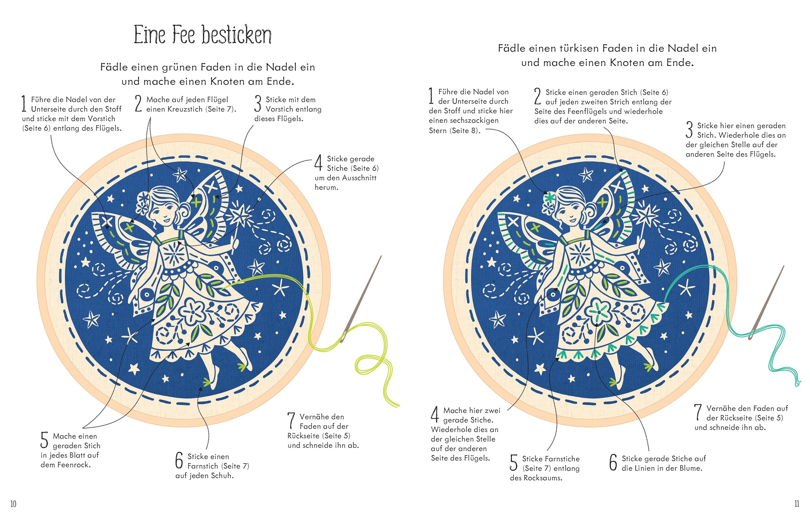 Usborne Alles drin! Mein erstes Stickset: Feenzauber Usborne Alles drin! Mein erstes Stickset: Feenzauber