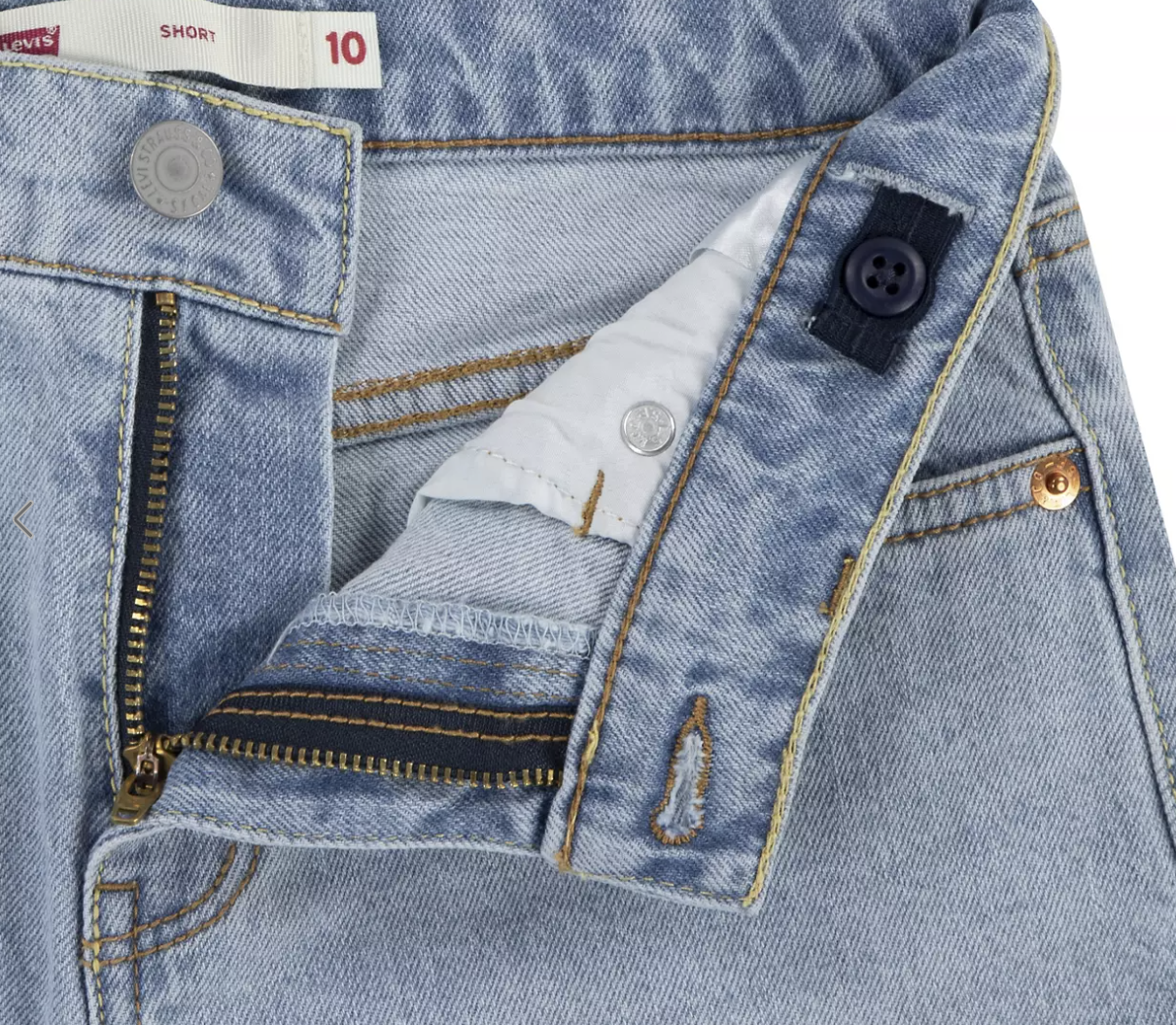 Levis Jeans Short Girlfriend A-Line - Desert Sky