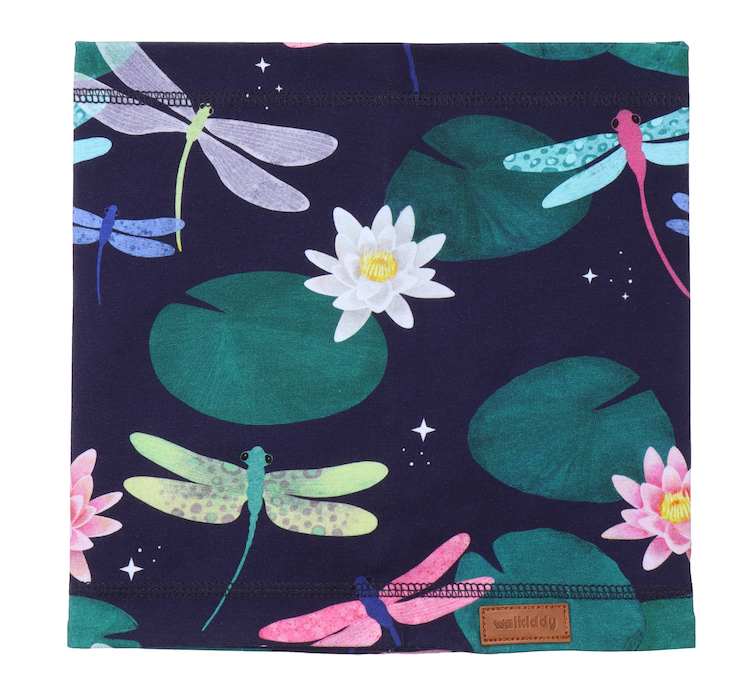 Walkiddy Loop in Navy & Grün - Colorful Dragonflies - Libellen