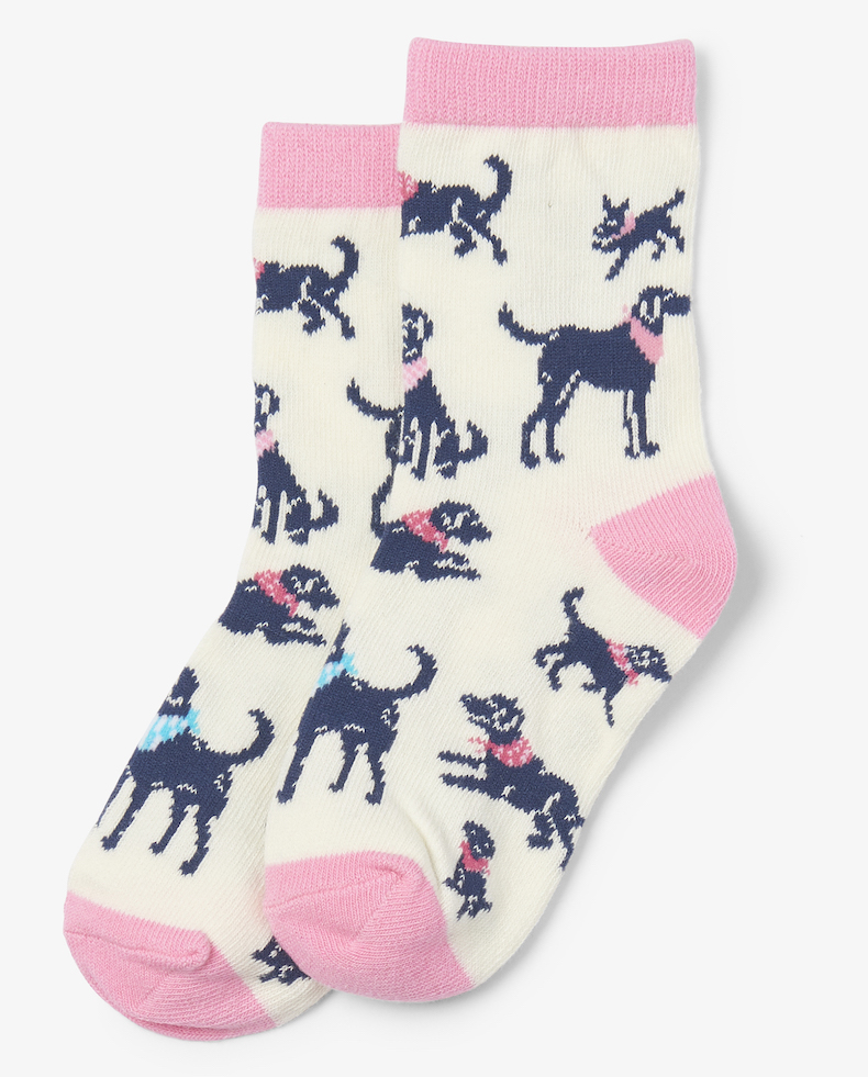 Little Blue House Kinder Socken Bandana Labs - Labrador Hunde