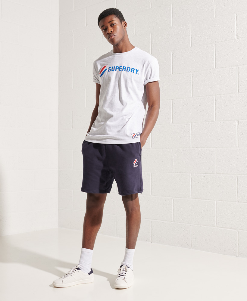 Superdry T-Shirt in Sportstyle in Grau - SALE