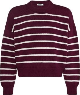 Blue Effect Mädchen Baumwolle Strickpulli - Pullover Bordeaux Rot Gestrefit