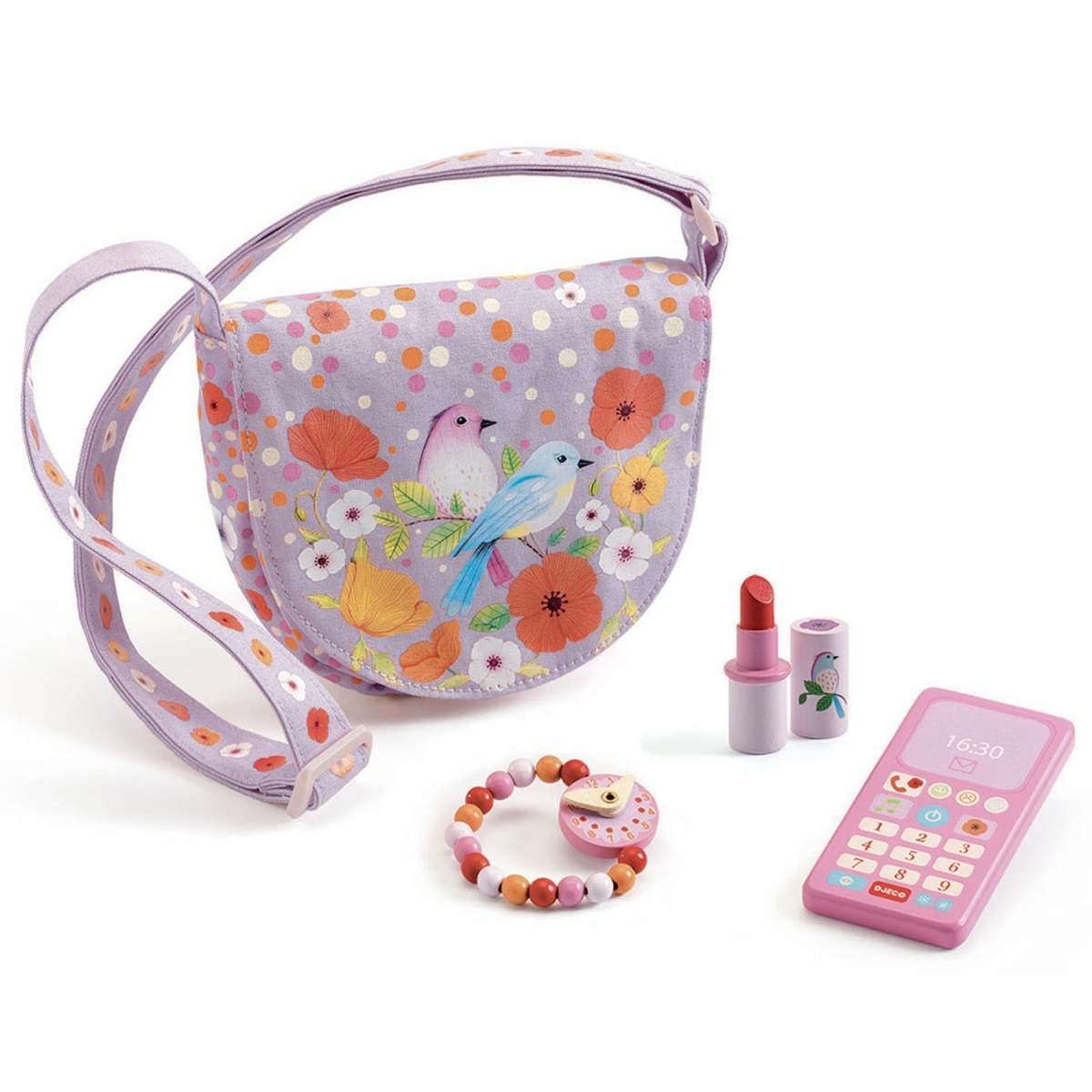 DJ06686-Birdies-Tasche-mit-Zubehoer-1 Djeco Birdie's Tasche mit Accessoires - Vögelchen