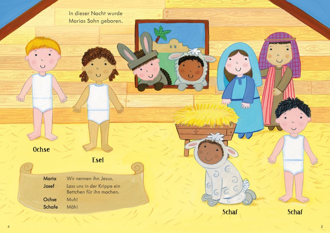 9781789417258_spread_image_1_ Usborne Mein Immer-wieder-Stickerbuch - Das Krippenspiel