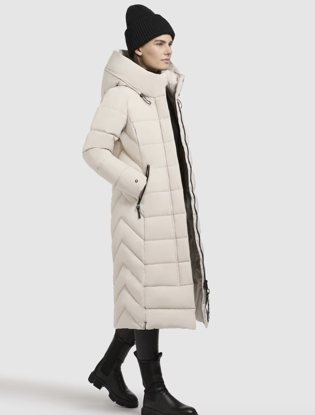Khujo Damenmantel SENSY in Creme