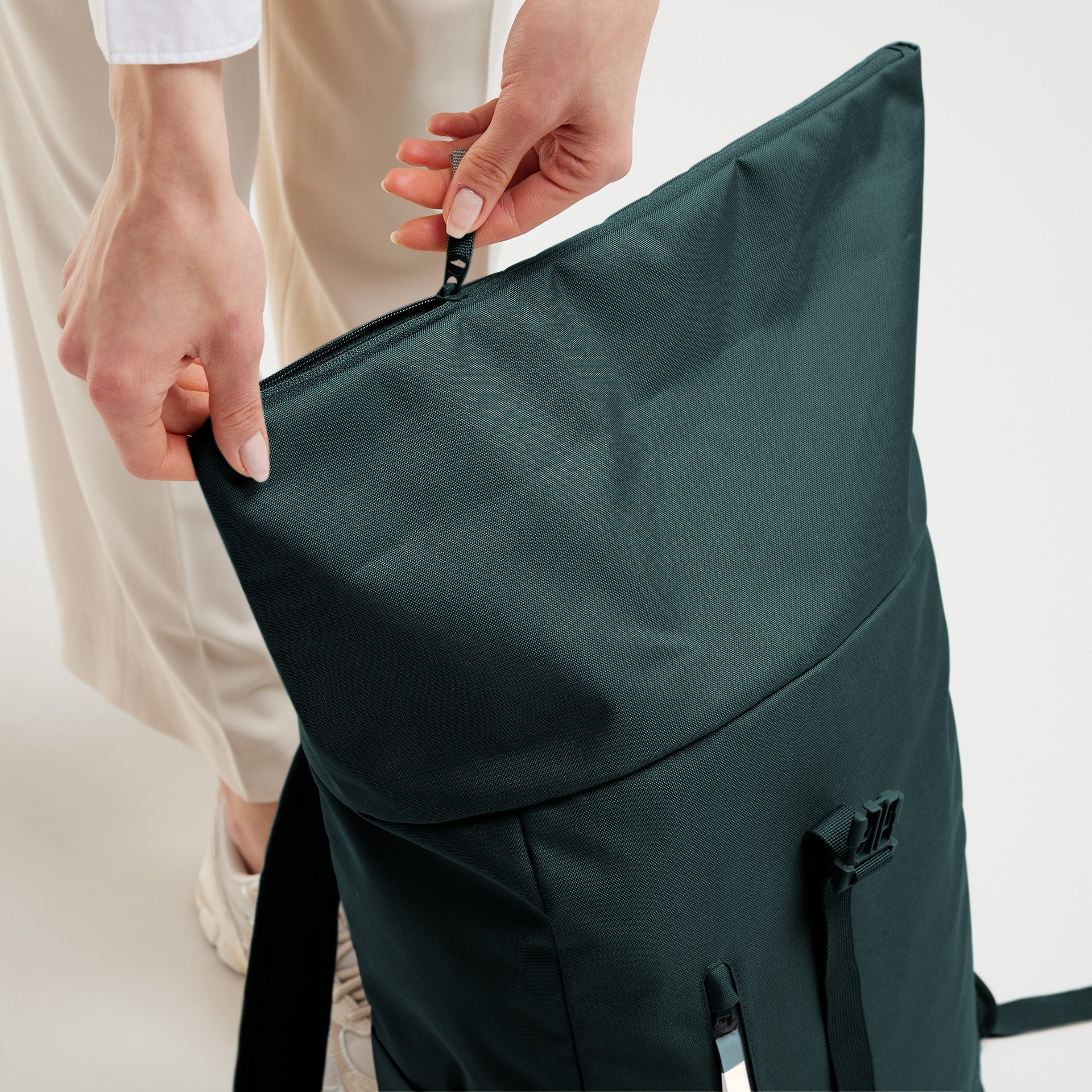 GOT BAG ROLLTOP EASY SEA TEAL - Rolltop Rucksack in Sea Teal Grün