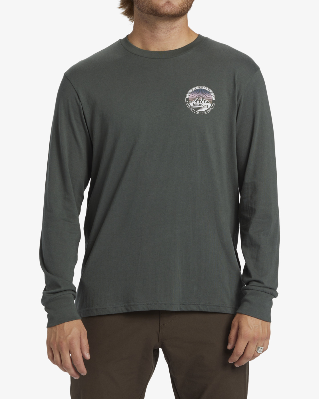 Billabong Rockies Langarmshirt für Männer - Slate Green/Grün