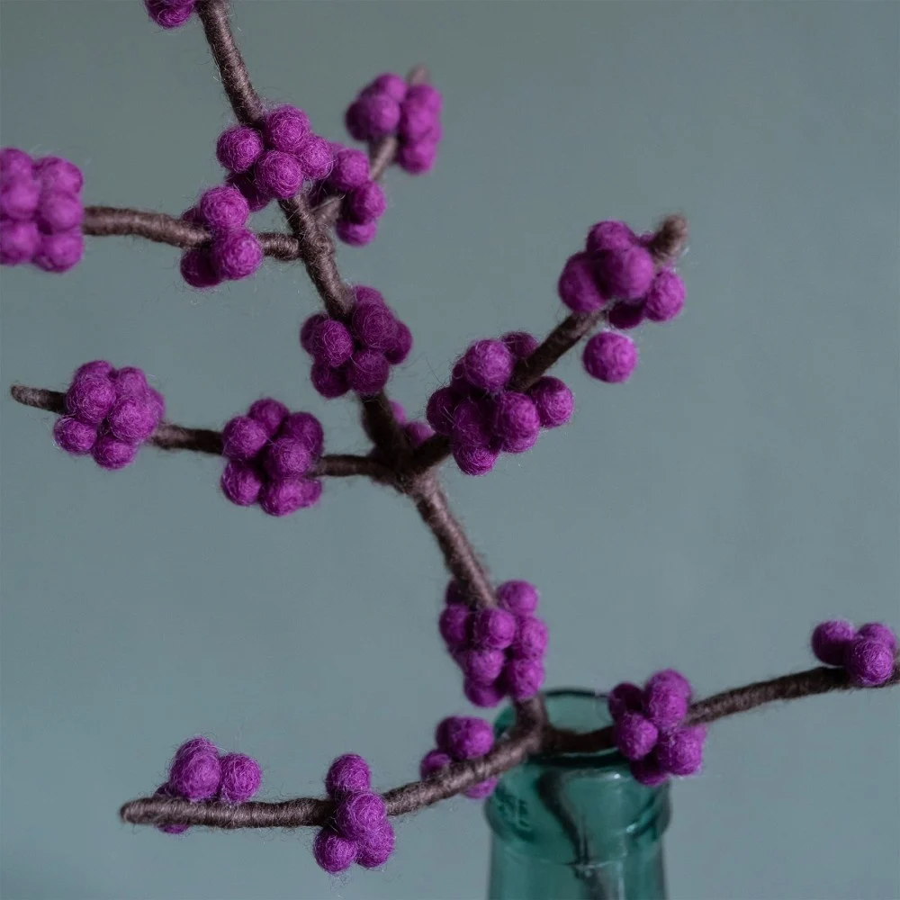 Filzblume Strauch in Lila Tak Calicarpa paars Filzblume Strauch in Lila Tak Calicarpa paars