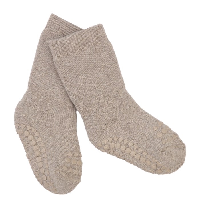 GoBabyGo Thermo Stopper-Socken in Sand Beige