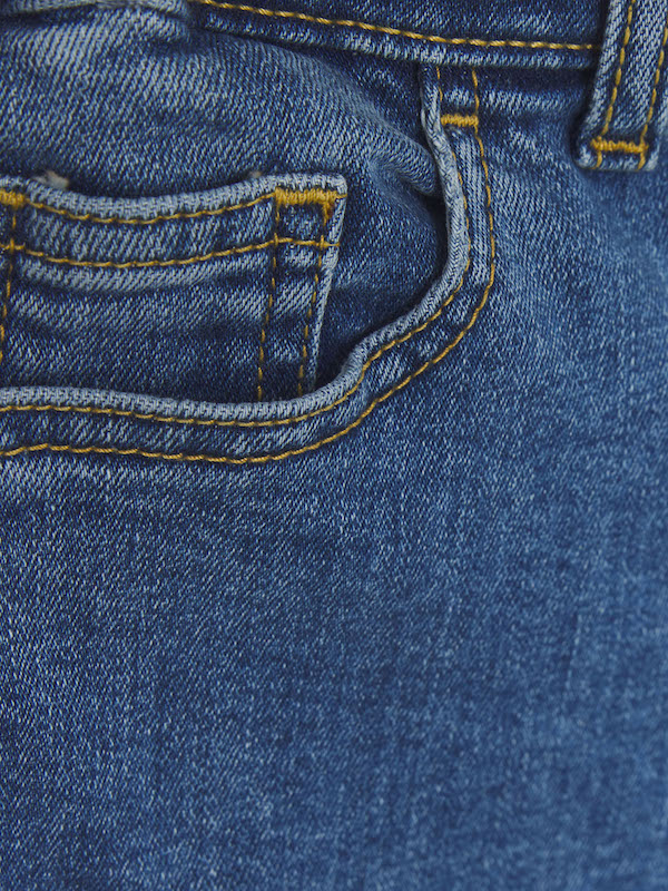 Creamie Bermuda Jeans Short - Denim Blau 