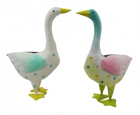 Pape Kunstgewerbe Gans - Rosa oder Blau