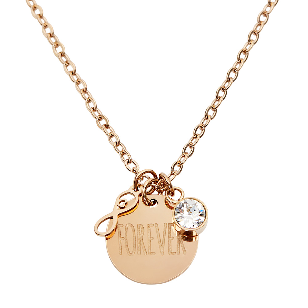 606420-close-up-Forever-Gold Moments of Life Halskette - Forever - Rosévergoldet