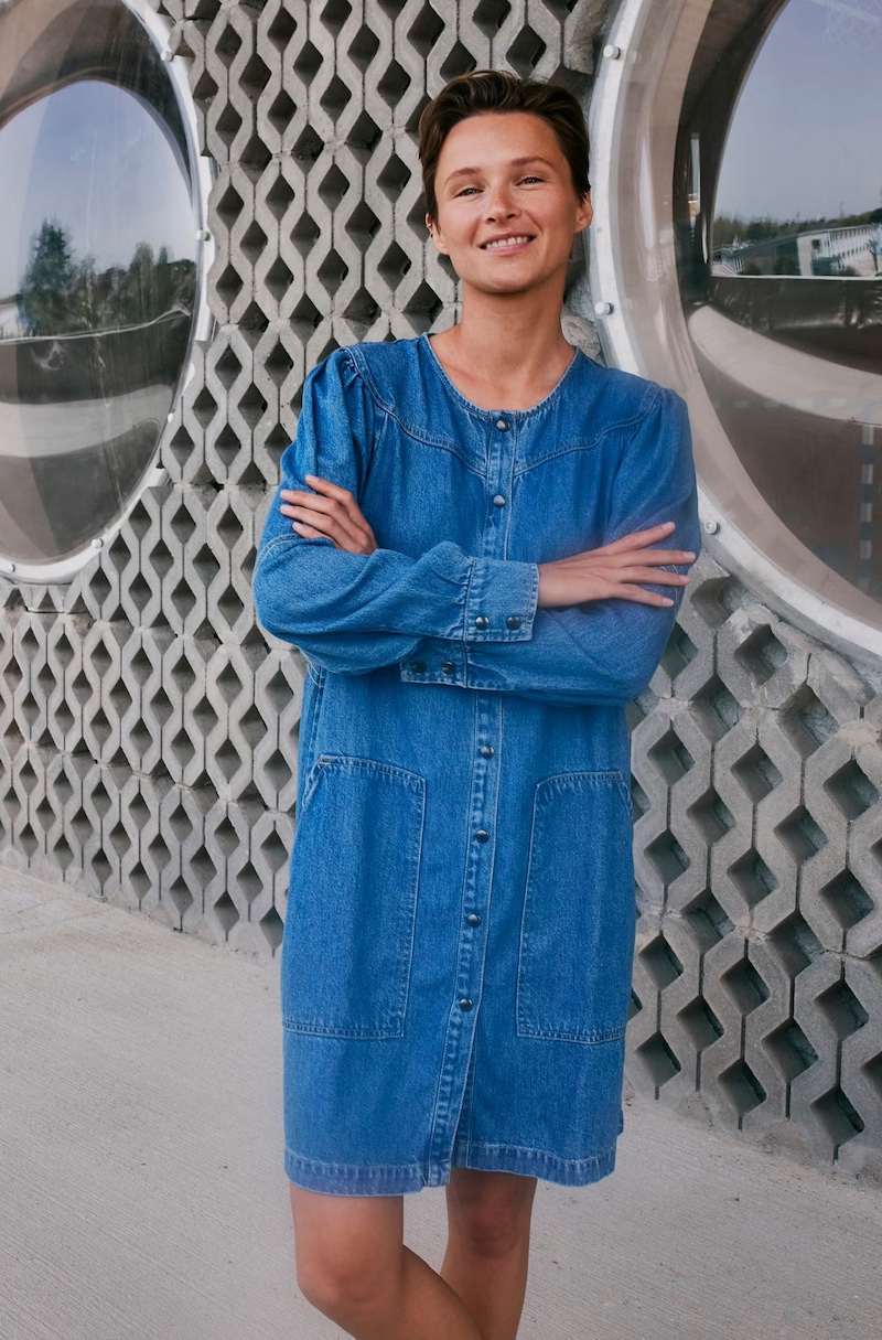 Indi & Cold Jeanskleid Vestido - Blau - SALE Indi & Cold Jeanskleid Vestido - Blau - SALE