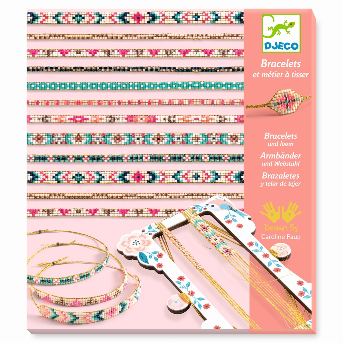 Djeco Schmuck Basteln - Weben mit Perlen: Kleine Perlen