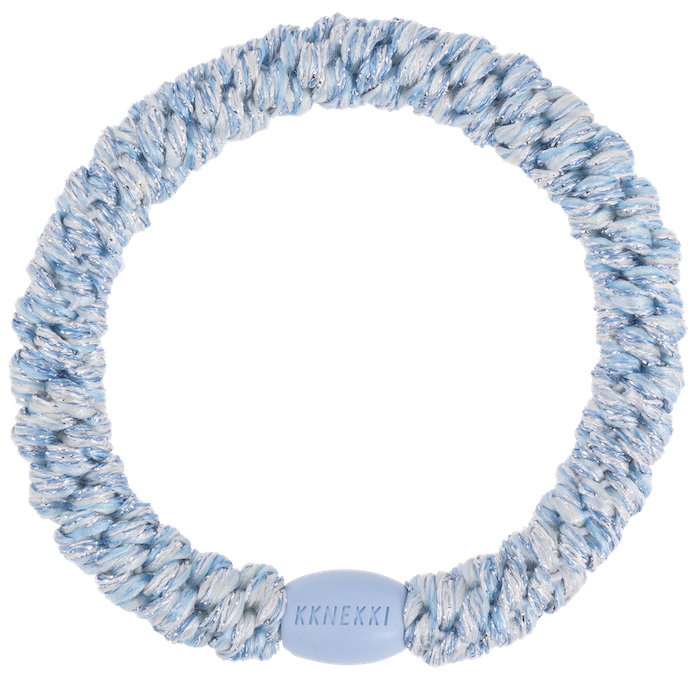 Kknekki Haargummi/Armband Hellblau Glitzer - Sparkling Blue Glitter Kknekki Haargummi/Armband Hellblau Glitzer - Sparkling Blue Glitter