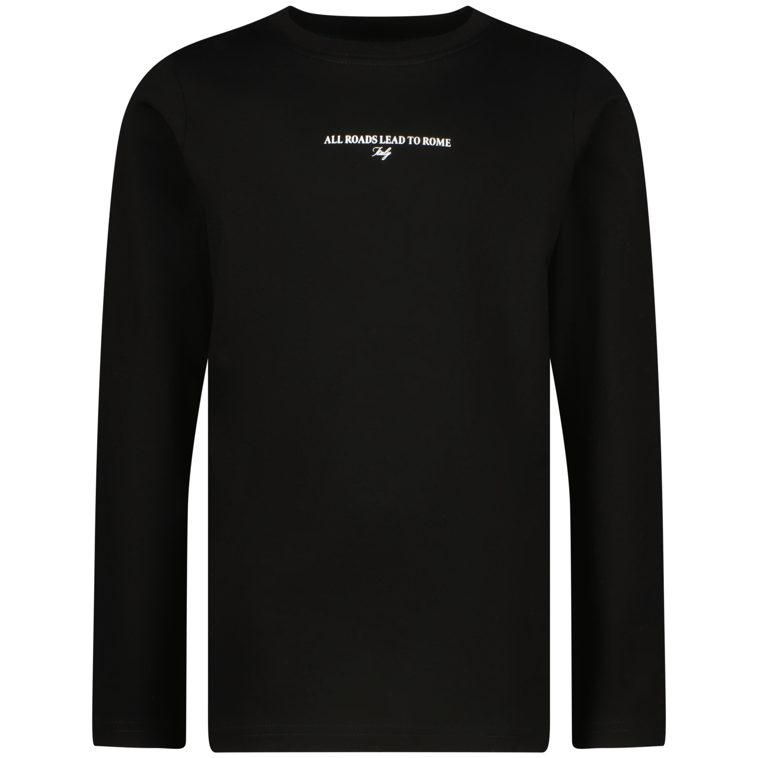 Vingino Langarm T-Shirt Jized - Deep Black/Schwarz - All roads lead to Rome - SALE