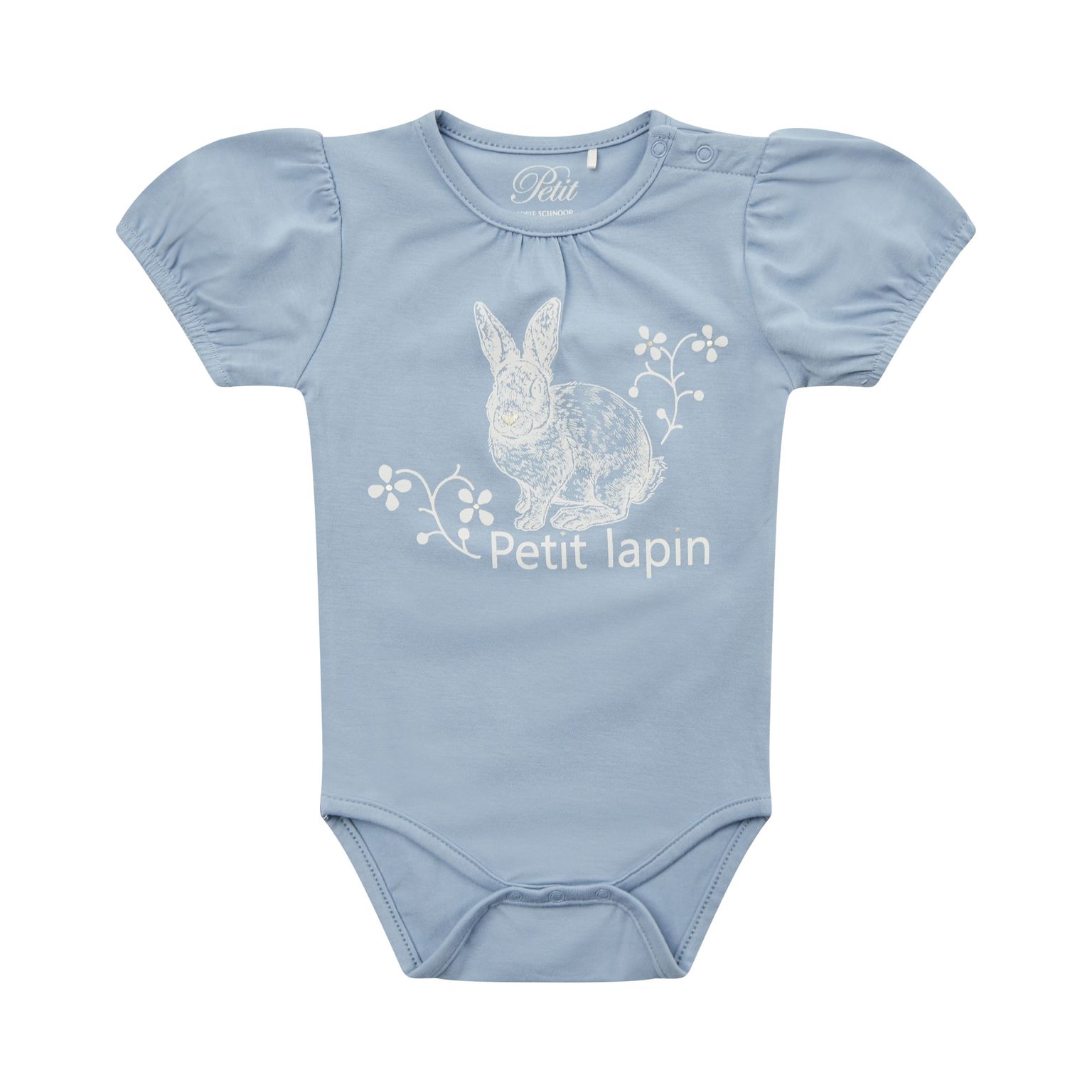 P212610_5026_1 Petit by Sofie Schnoor Baby Body in Hellblau - Petit Lapin - Hase - SALE