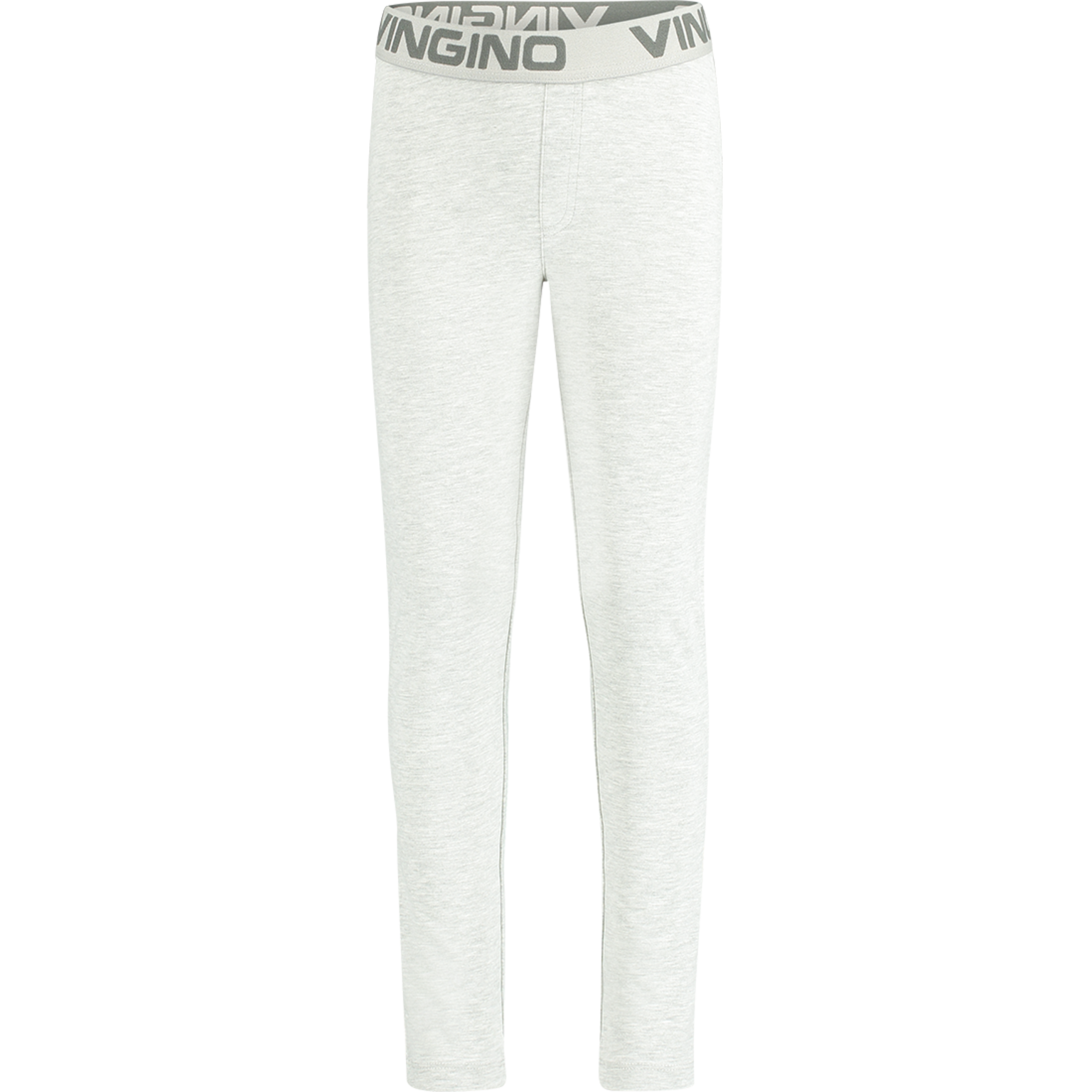 NOOSKGN40002_Long-Pants_Grey_FRONT Vingino Legging in Grau mit Logobund