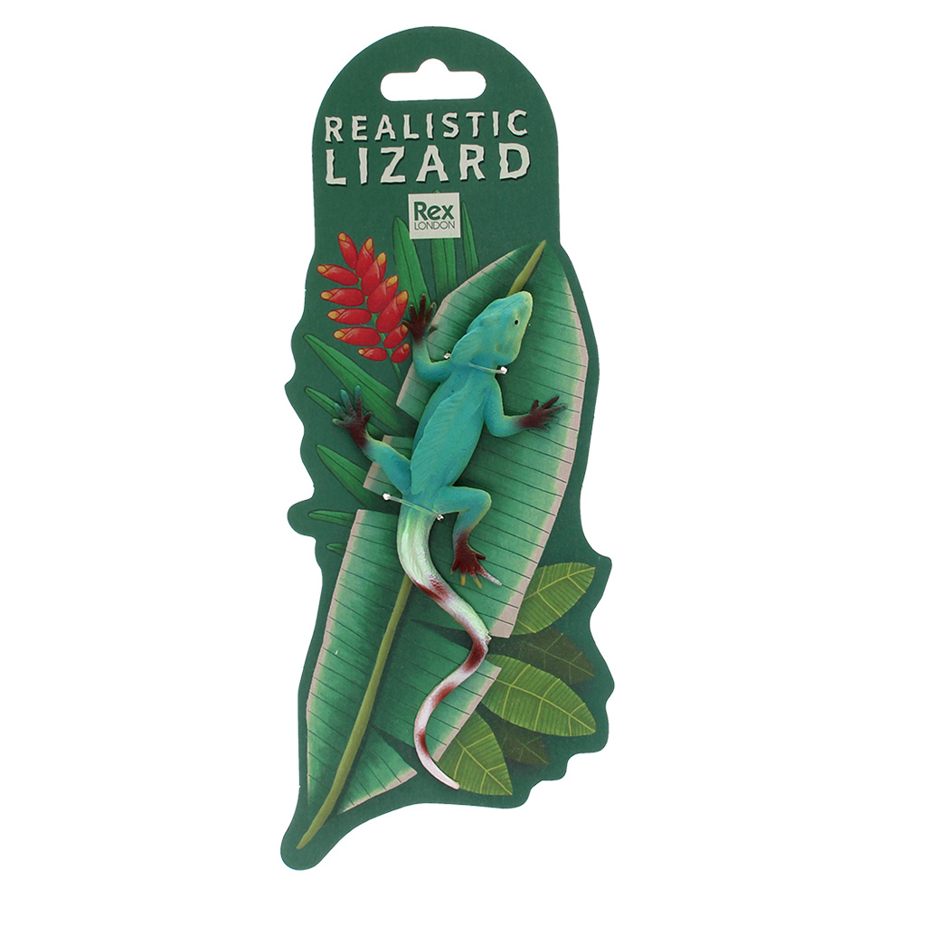 Rex London Realistische Spielzeug Eidechse - Double Crown Lizard Rex London Realistische Spielzeug Eidechse - Double Crown Lizard