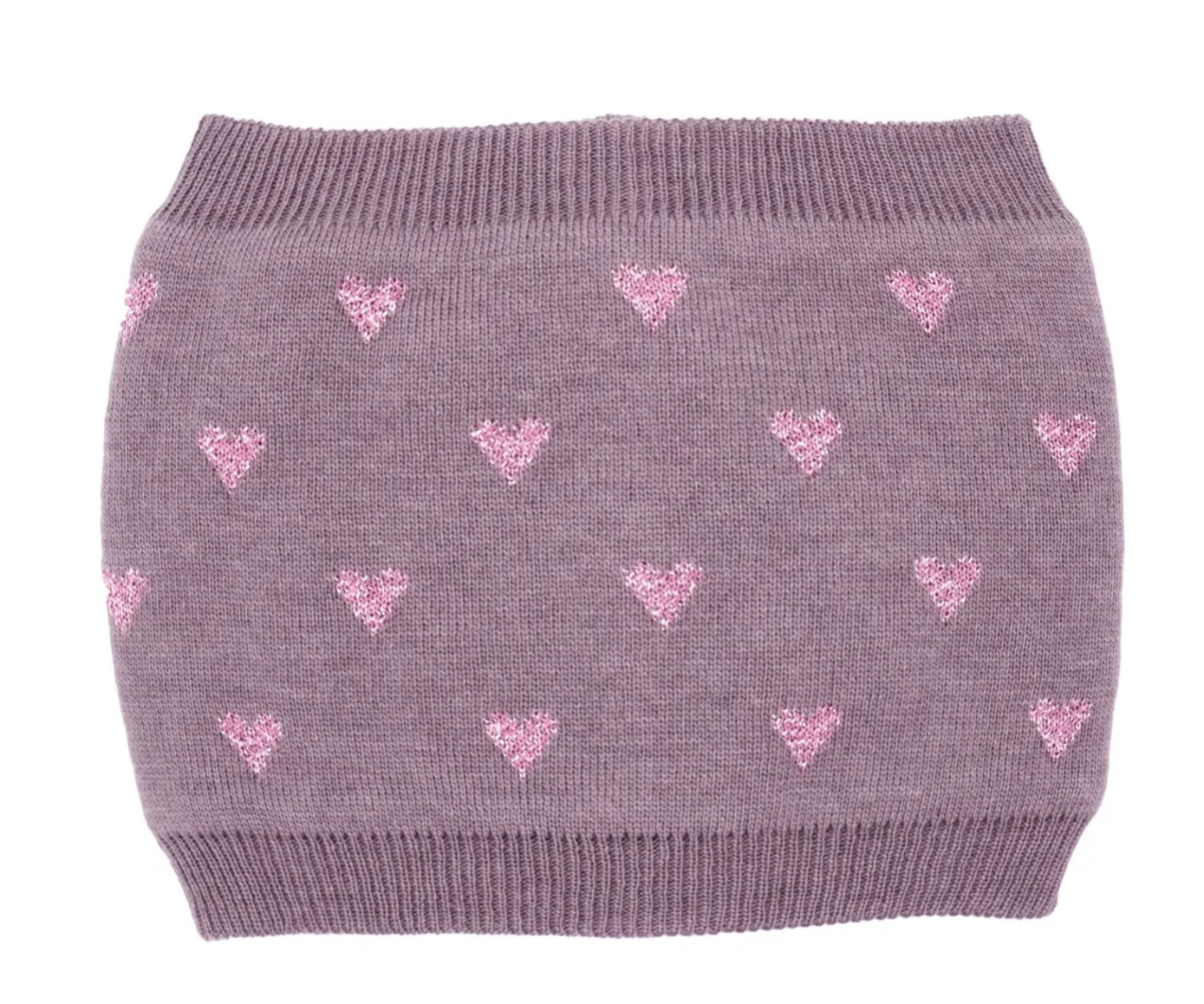 Maximo Kinder Loop Schal in Elderberry Flieder mit Wolle und Fleece Futter & Glitzer Herzen Maximo Kinder Loop Schal in Elderberry Flieder mit Wolle und Fleece Futter & Glitzer Herzen