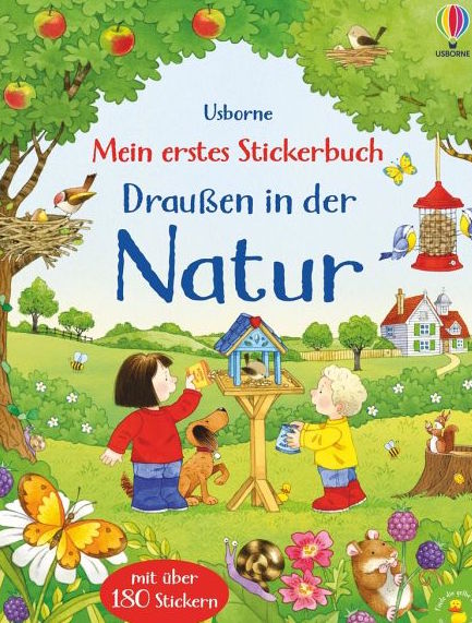 Usborne Mein erstes Stickerbuch Draußen in der Natur