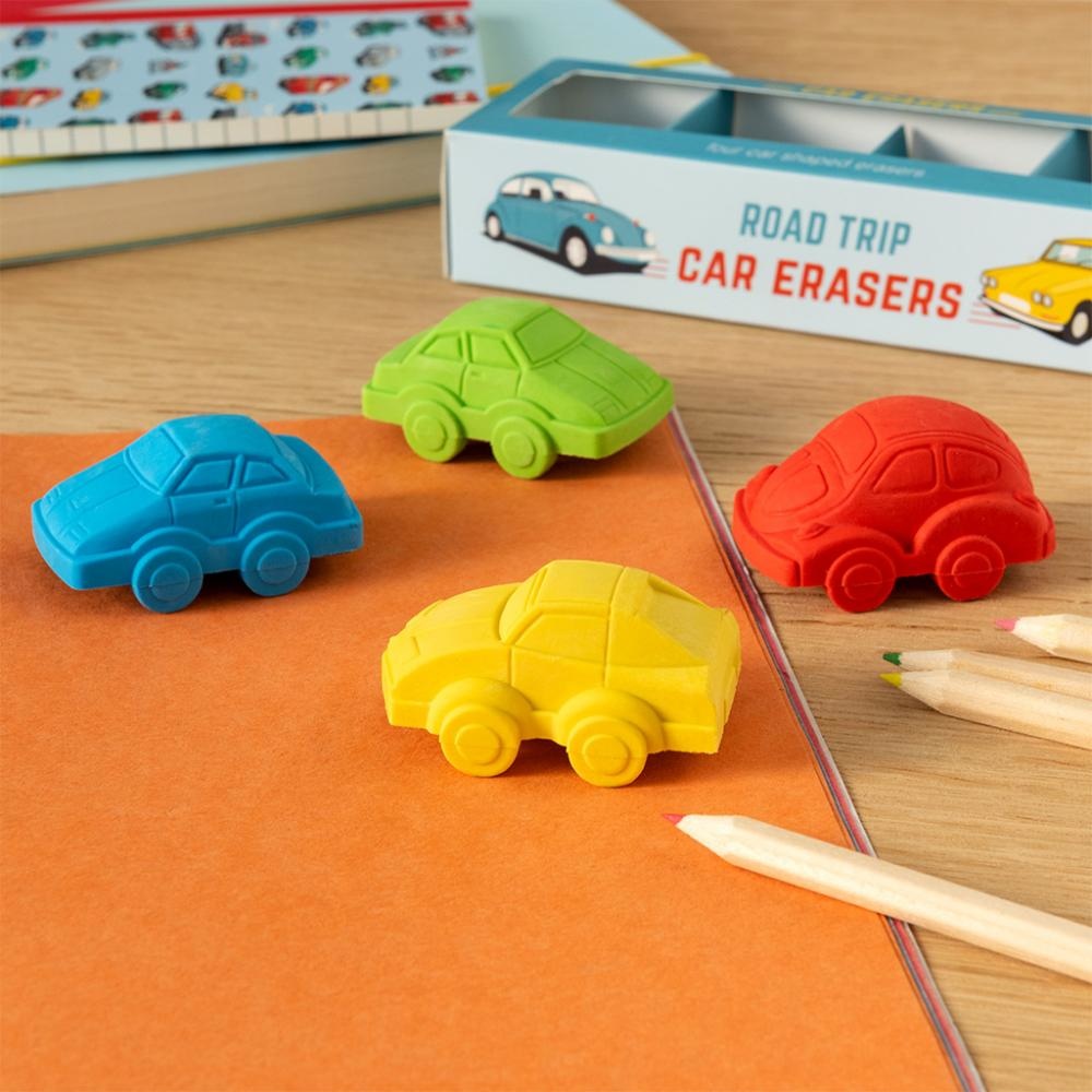 Rex London Radiergummi Set - Autos