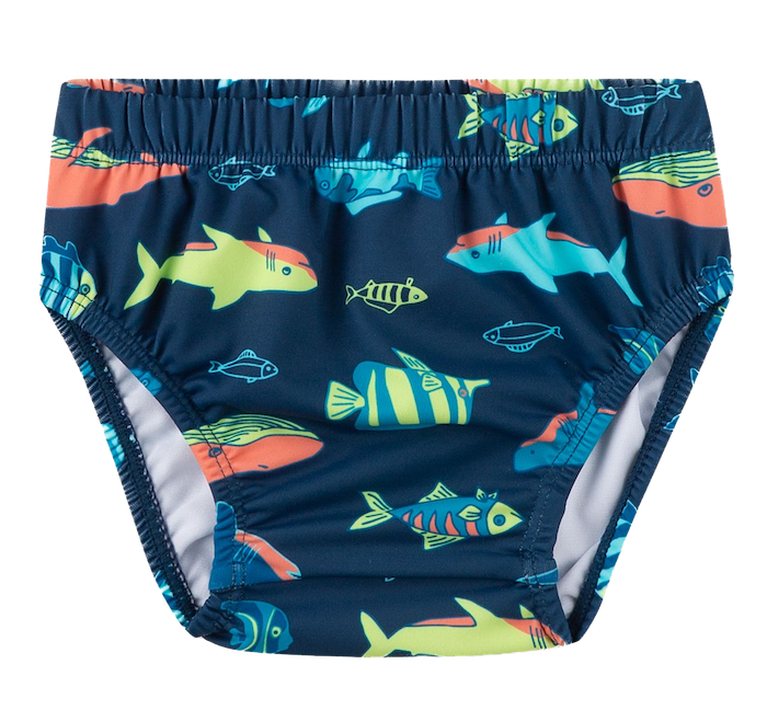 Sanetta Schwimmwindel in Blau - Fische