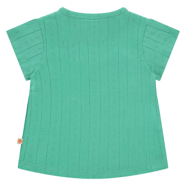 Babyface Kurzarm T-Shirt mit Lochmuster in Seafoam Mint Grün 