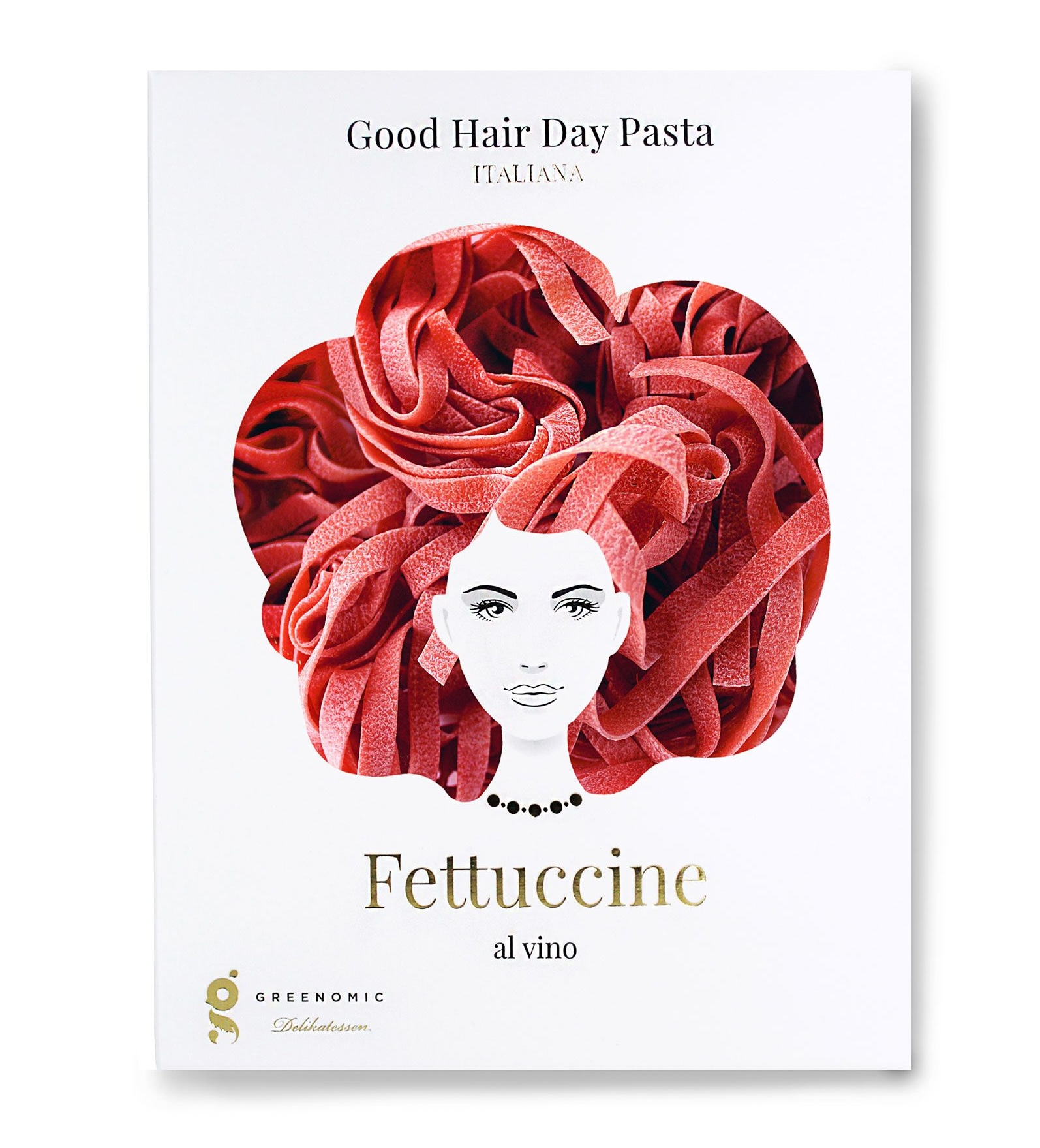 Greenomic Good Hair Day Pasta Fettuccine Al Vino - 250 g 