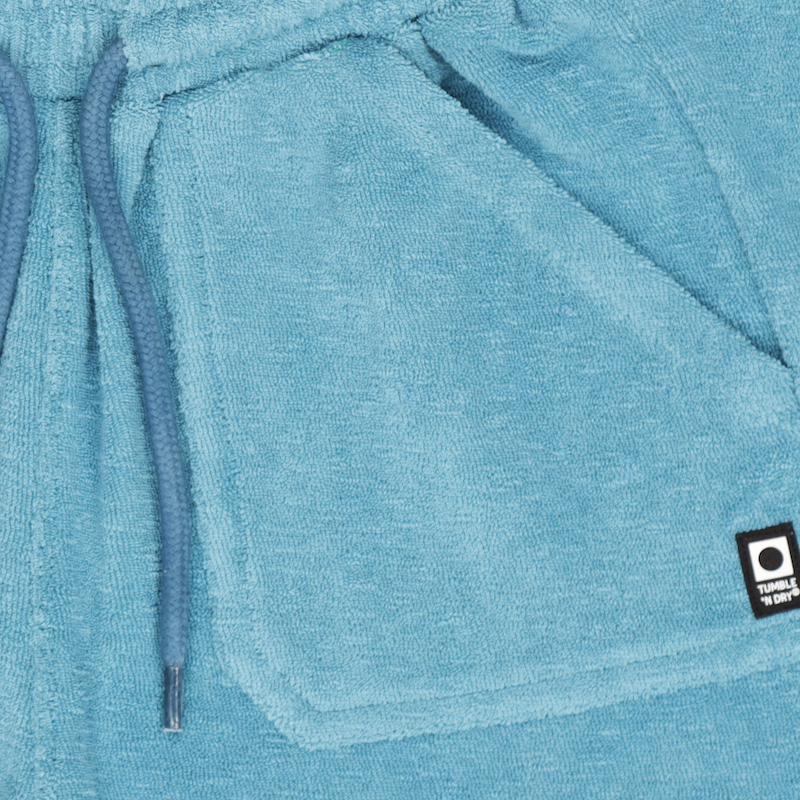 Tumble N Dry La Graviere Frottee Sweat Short Jogshort in Blau Tumble N Dry La Graviere Frottee Sweat Short Jogshort in Blau