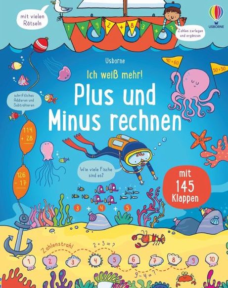60472089z Usborne Ich weiß mehr! - Plus und Minus rechnen