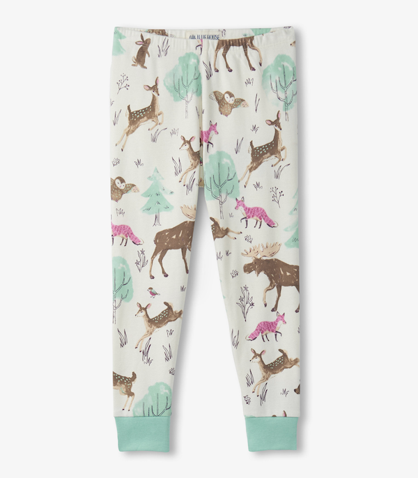 Little Blue House Pyjama Forest Creatures - Waldtiere in Rosa - Bearly Sleeping Bär Little Blue House Pyjama Forest Creatures - Waldtiere in Rosa - Bearly Sleeping Bär