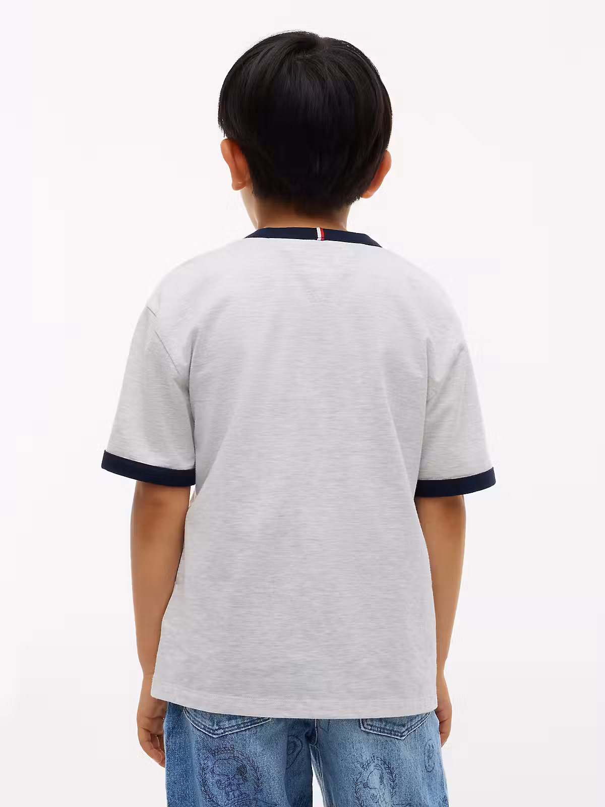 Tommy Hilfiger Peanuts Unisex Kurzarm Ringer T-Shirt - Snoopy
