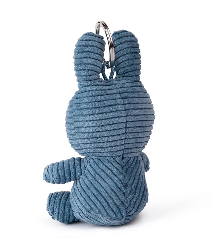 Bon Bon Toys Miffy Hase Keychain Eco Corduroy in Aviator Blue - Schlüsselanhänger Blau Bon Bon Toys Miffy Hase Keychain Eco Corduroy in Aviator Blue - Schlüsselanhänger Blau