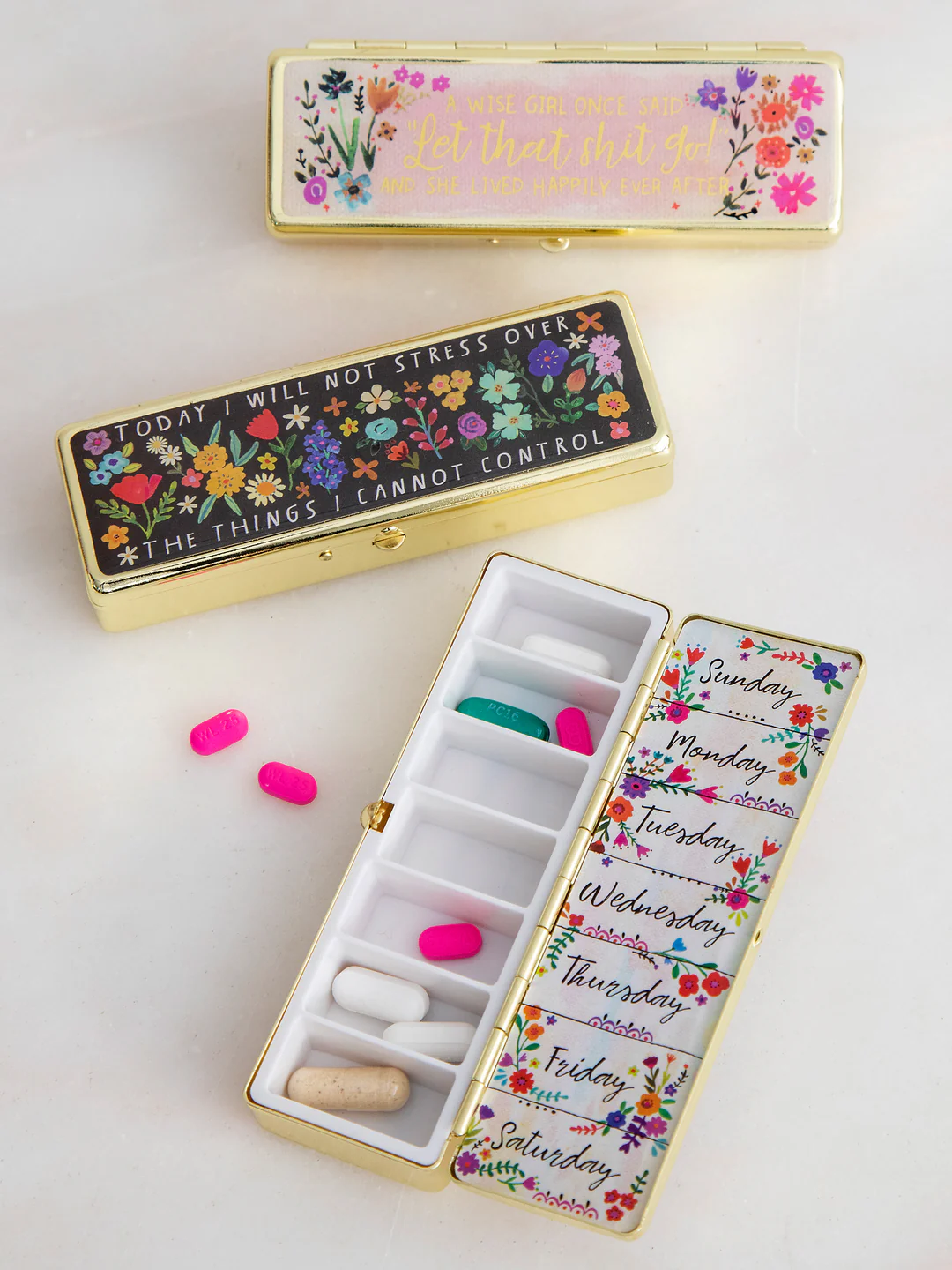 Natural Life Tablettendöschen mit Wochenplan Wise Girl