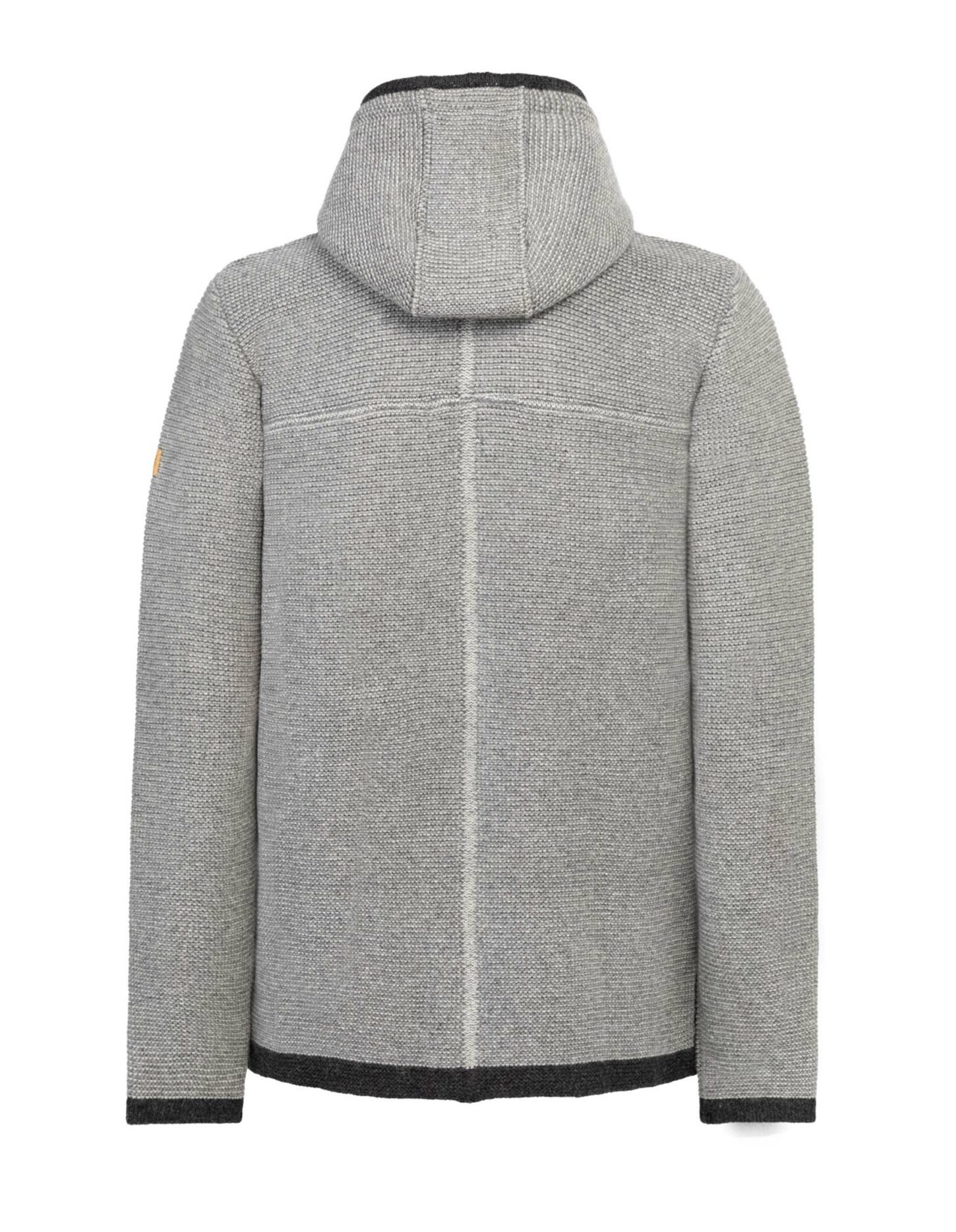 Liebling Alex Strickjanker Jacke mit Reißverschluss in Grau Marmor