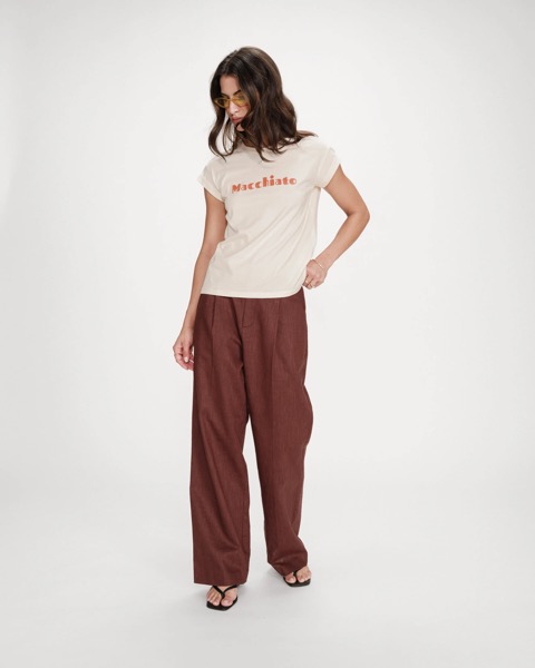 Grace & Mila T-Shirt MOCHA bedruckt - Creme Macchiato Grace & Mila T-Shirt MOCHA bedruckt - Creme Macchiato