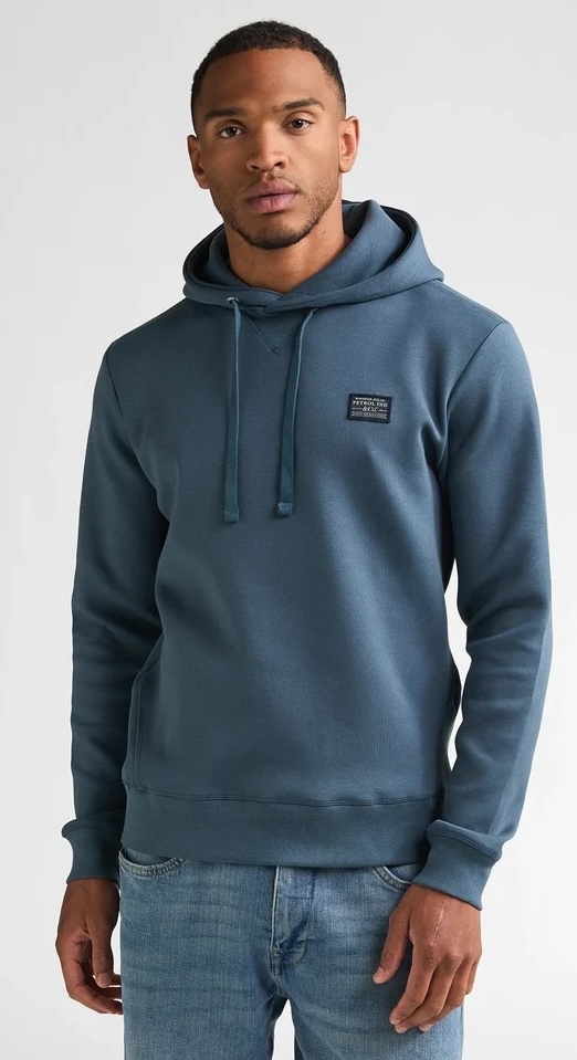 Petrol Industries Herren Kapuzenpullover Scub Ashwood in Storm Blue Petrol Industries Herren Kapuzenpullover Scub Ashwood in Storm Blue