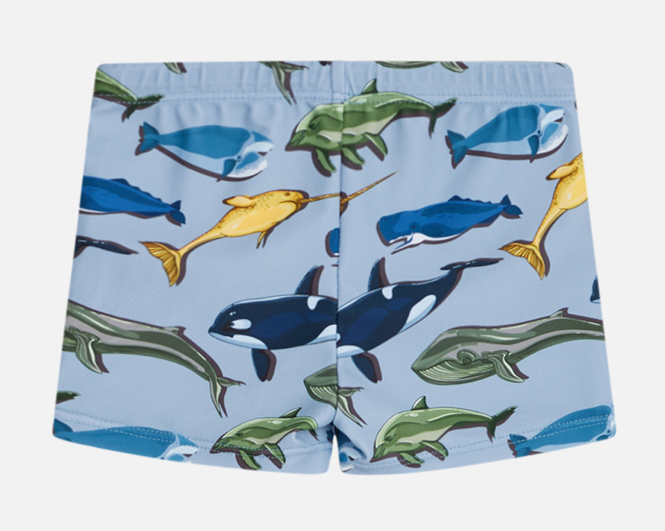 Hust & Claire Badehose HAKI - Fische