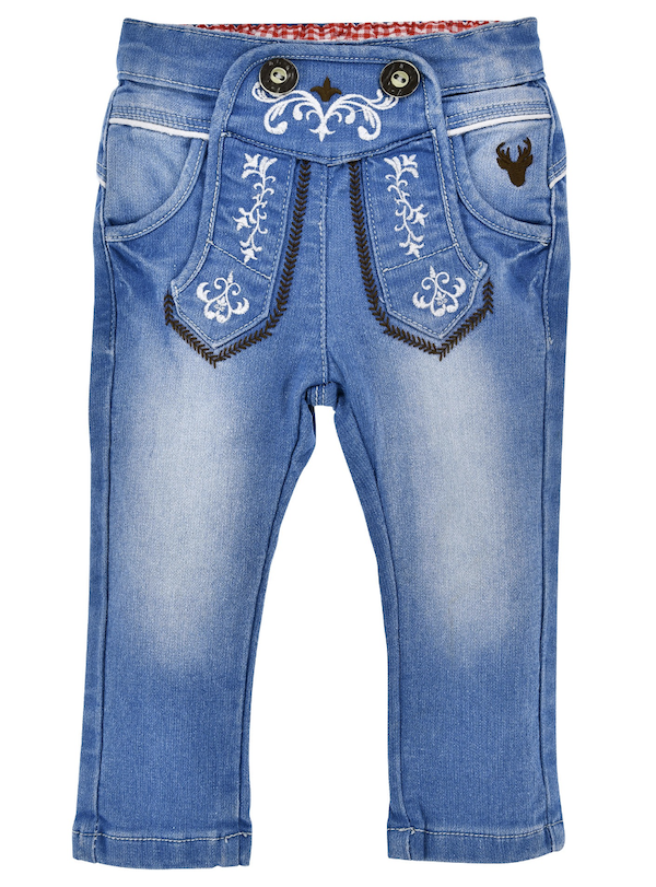 Bondi Trachtenjeans Hose in Blau