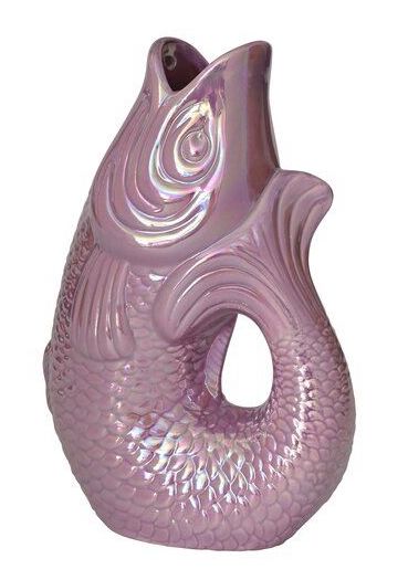 1087403091_1920x1920 The Gift Company Carafon Monsieur - Fisch Vase Small - Rainbow Violet - 1,2L