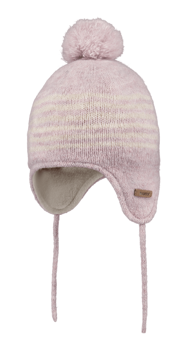Barts Baby Rylie Bommelmütze mit Ohrenschutz in Rosa