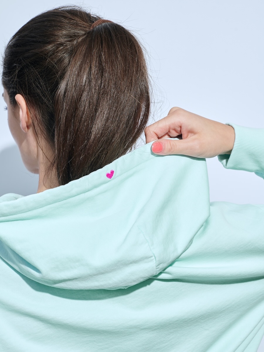 Another Brand Damen Kapuzenpullover in Blau - Aloha 