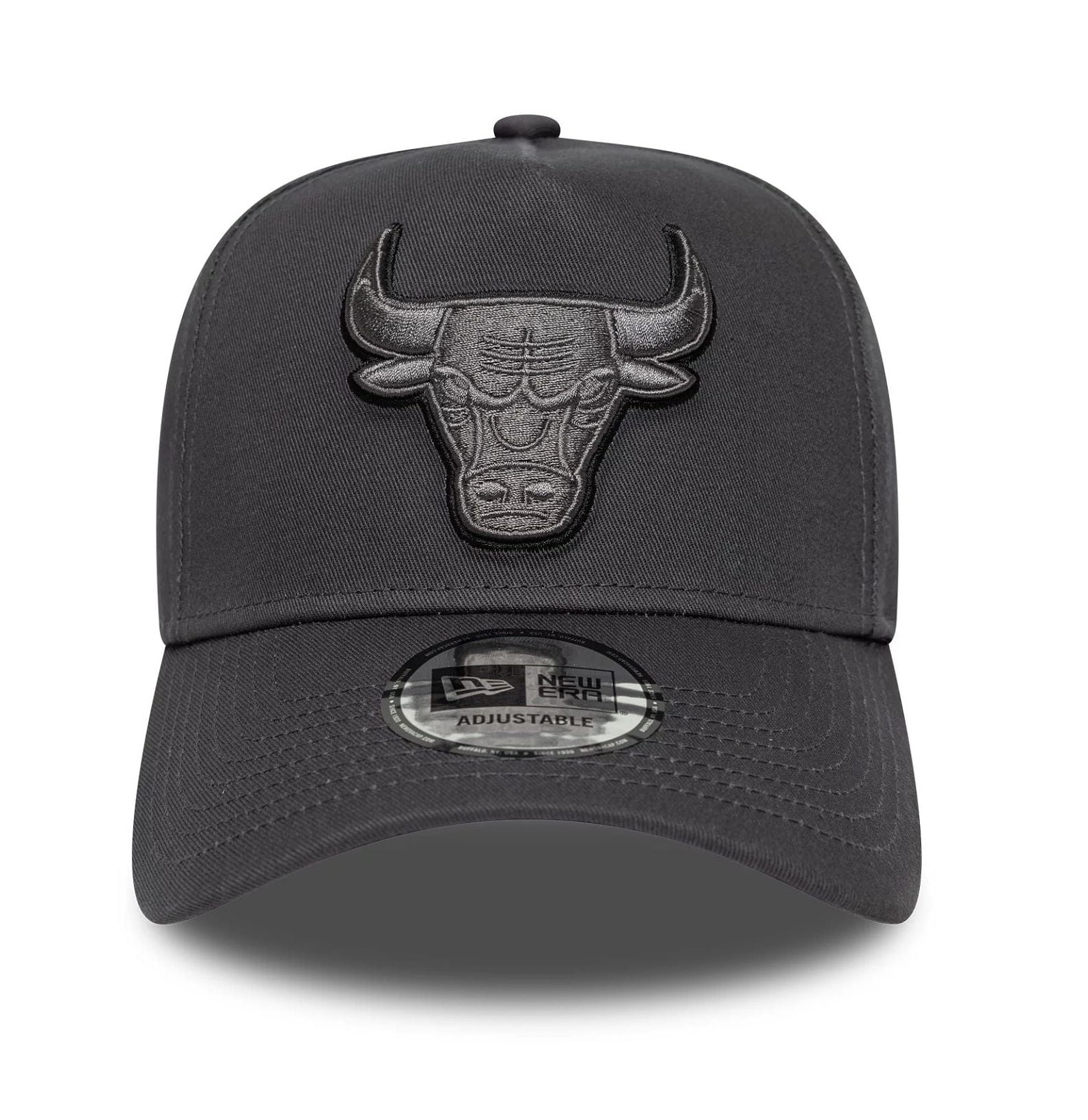 New Era Dunkelgraue Chicago Bulls Team Outline 9FORTY E-Frame Cap