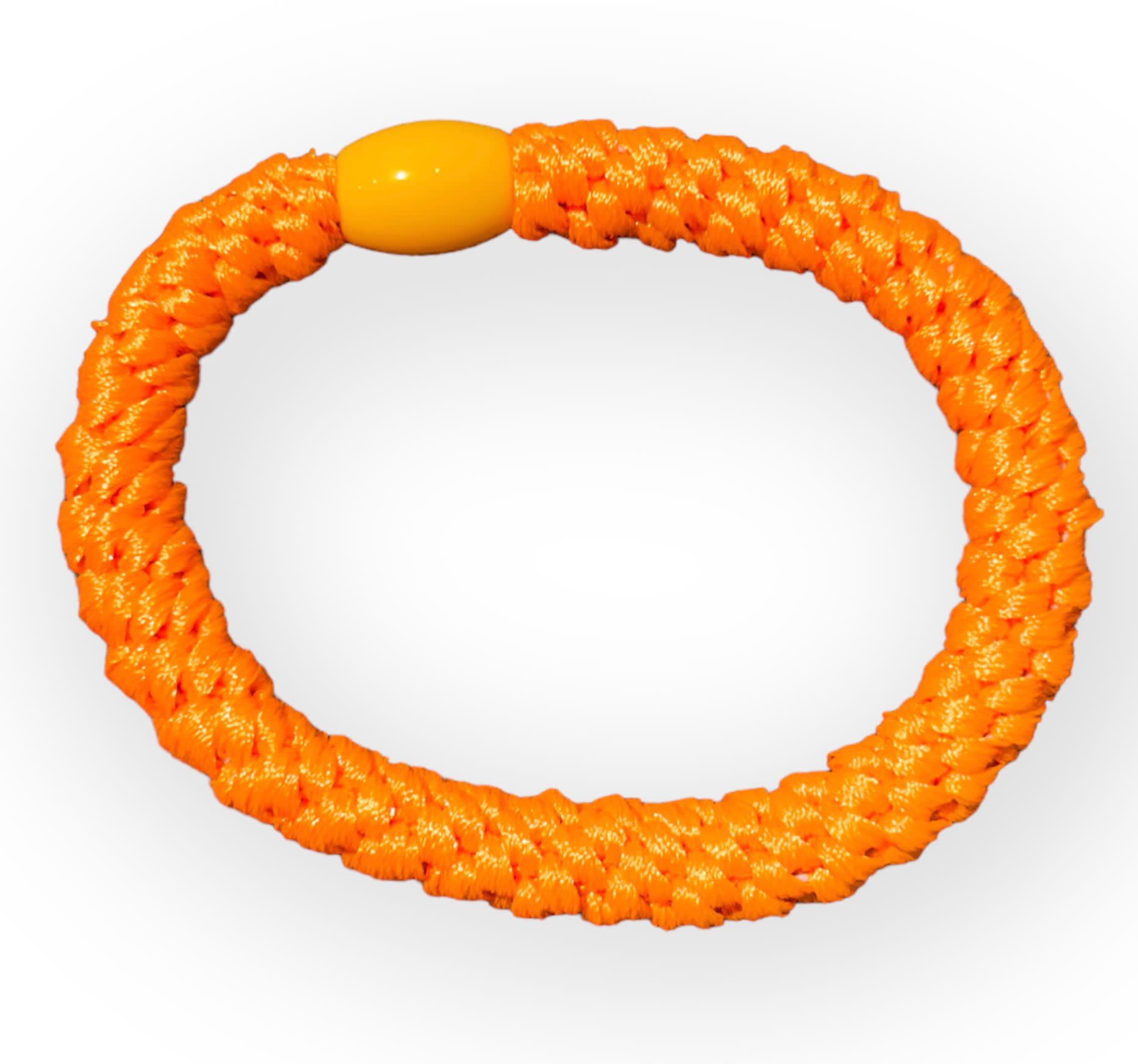 Kknekki Haargummi/Armband - Neon Orange- 1 Stück