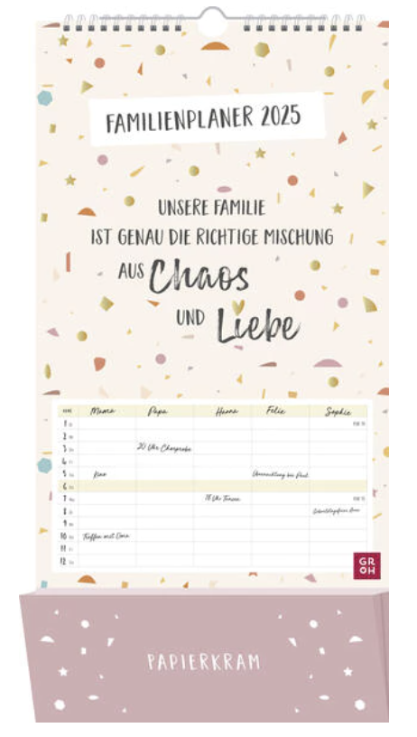 Familienplaner 2025 - Unsere Familie ist genau die richtige Mischung Familienplaner 2025 - Unsere Familie ist genau die richtige Mischung