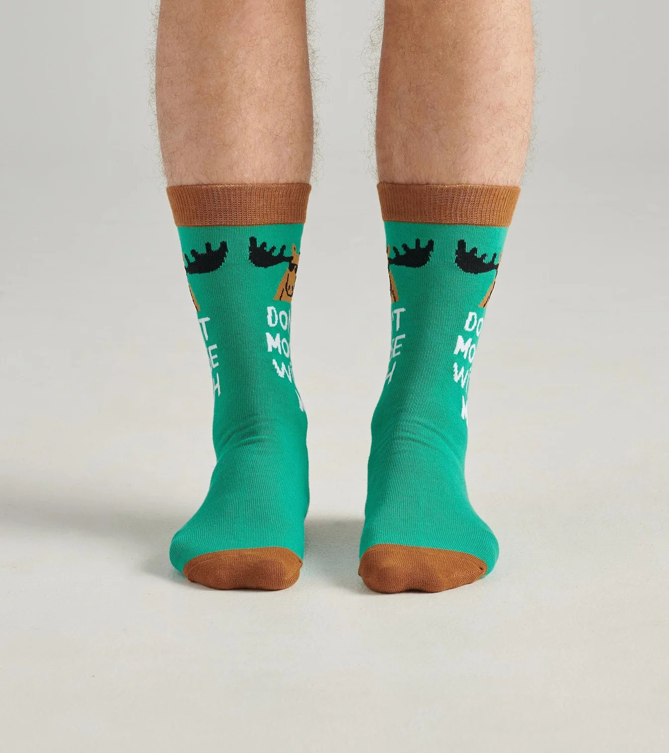 Little Blue House Herrensocken in Petrol - Don't Moose with Me - Elch Little Blue House Herrensocken in Petrol - Don't Moose with Me - Elch