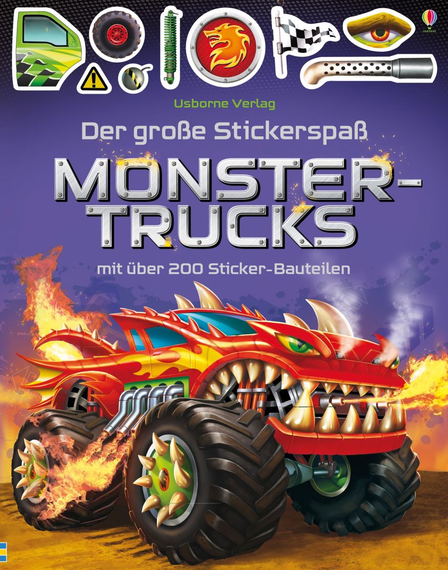 9781782327851_cover_image Usborne Der große Stickerspaß - Monster Trucks