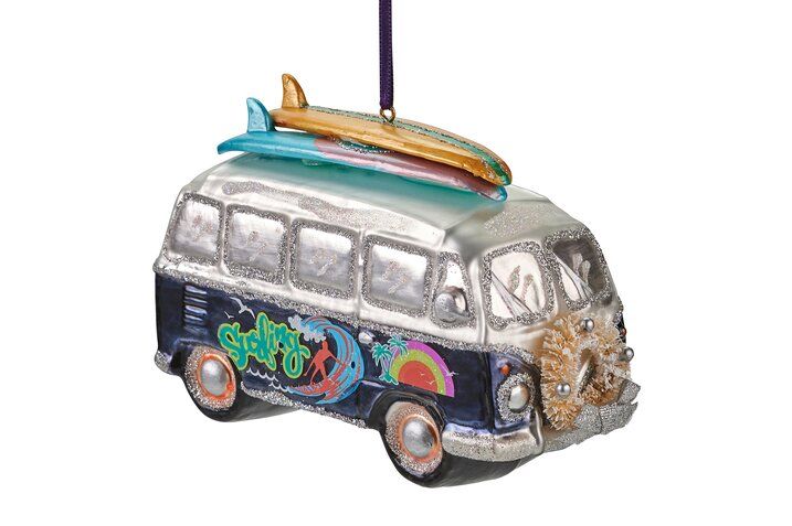 1069701020_1920x1920 The Gift Company Weihnachtsschmuck - Glas Anhänger - Surfer Bus
